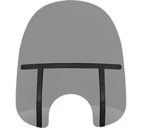 Memphis shades Fats Windshield - Black Smoke - 19"