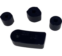 Dk custom products Floorboard Extensions - Black - FL