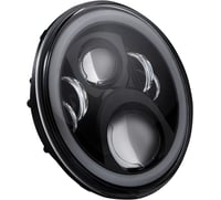 Custom dynamics Headlamp - 7" - LED - Black