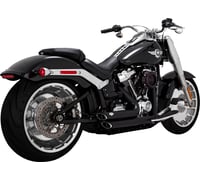 Vance & Hines Shortshots Staggered Exhaust System - Black