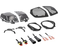 Saddle tramp Saddlebag Lid with Speaker Cutouts - Rear - FL