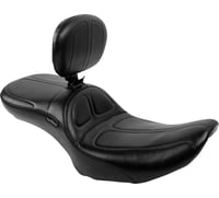 Le pera Maverick Daddy Long Legs Seat - With Backrest - Black - FLH/FLT '23-'24