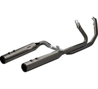 Khrome werks 2-into-2 Dominator Exhaust System with 4-1/2" Mufflers - Eclipse® with Klassic Tip - M8 