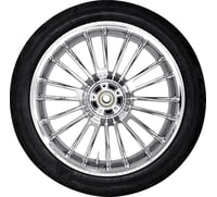 Coastal moto Atlantic Rear Wheel (18"/Chrome)/Dunlop Tire (180/55B18)
