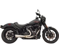 Bassani Xhaust 2-into-1 Ripper Exhaust System with Megaphone Muffler - Short - Chrome - M8 Softail