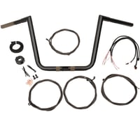 La choppers Handlebar and Cable Kit - 10" - Black