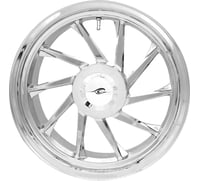 Coastal moto Wheel - Hurricane 3D - Rear Right - Chrome - 18" - Trike