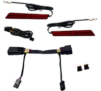 Custom dynamics LED Latch Lights - Saddlebag - Red Lens