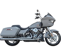 S&S Cycle 2-into-1 GNX Exhaust System - Race Only - Chrome - Touring