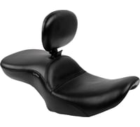 Le pera Maverick Seat - with Backrest - Smooth - Black - FLH/FLT '23-'24