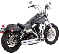 Vance & hines Big Shots Staggered Exhaust System - Chrome