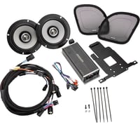 Kicker 6-1/2" Speaker/300 W Amplifier Kit - Road Glide