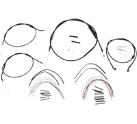 Burly brand Control Kit - 12" Ape Hanger Handlebars