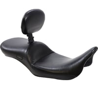 Le pera Maverick Daddy Long Legs Seat - With Backrest - Black - Smooth - FL '08-'23