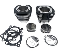 Revolution performance, llc Cylinder Kit - 124" - Black with Highlighted Fins