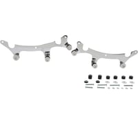 Cobra Backrest Mount - Chrome - Chieftain