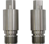 Cycle visions Chrome Fork Tube Extensions - 41 mm Diameter - Extends +2"