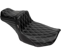 Le pera Tailwhip Daddy Long Legs Seat - Gray Double Diamond Stitch - FLH/FLT '23-'24