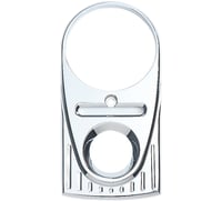 Joker machine Tear Drop Upper Dash Cover - Ball-Milled - Chrome