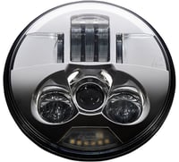 Custom dynamics ProBEAM LED Headlamp 7" - Chrome