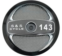 S&s cycle Stealth Air Cleaner Cover - Black - 143"