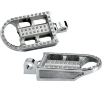 Biltwell Mushman Footpegs - Standard - Raw Polished