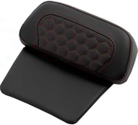 Saddlemen Chopped Tour Pak Pad - Honeycomb - Red Stitching - FLH/FLT '14-'24