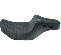 Slyfox High Noon Seat - Vinyl - Classic Stitch - Black Logo - FLH/FLT '23-'24