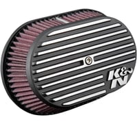 K & n Street Metal Air Intake Kit - Side Drift - Black - M8