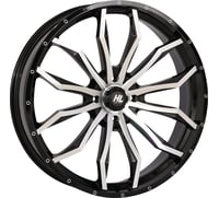 High lifter Wheel - HL21 - Front/Rear - Gloss Black w/Machined - 24x7 - 4/137 - 4+3 (+10 mm)
