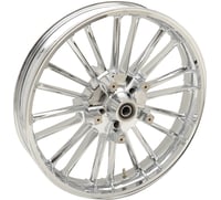 Coastal moto Wheel - Atlantic 3D - Front - Dual Disc/without ABS - Chrome - 21x3.5 - '08+ FL