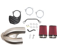 S&s cycle Tuned Induction Air Cleaner Kit - Stainless Steel