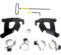 Memphis shades Cafe Mounting Kit - Black - XL883
