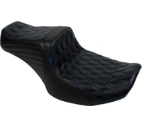 Le pera Tailwhip Seat - Blue Double Diamond Stitch - FLH/FLT -'23-'24