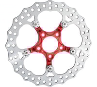 Arlen ness Spider Rotor - 11.8" - Red - Rear