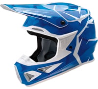 Moose Racing F.I. Helmet Agroid Camo MIPS® Blue/White 