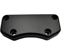 Drag specialties Handlebar Clamp - Buffalo - Smooth - Flat Black