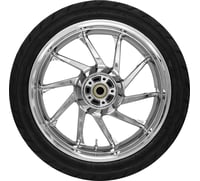 Coastal moto Hurricane Rear Wheel - Chrome (18") | Dunlop Tire (180/55B18)