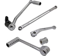 Arlen ness Deep Cut Foot Control Kit w/ Heel/Toe Shifter - Chrome
