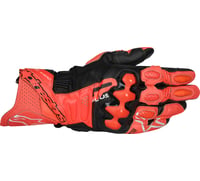 Alpinestars GP Plus R V3 Leather Gloves Bright Red/Fluo Red/Black
