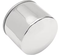 Drag specialties Magnetic Ring Oil Filter - Chrome - 2-1/4"