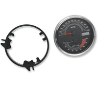 Drag specialties Electronic Speedometer/Tachometer - Stock Look - 120 mph/8000 rpm