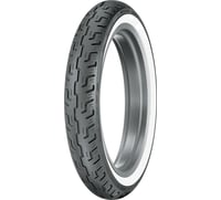 Dunlop Tire - D401 - Front - 100/90-19 - Wide Whitewall - 57H