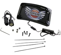 Custom dynamics Curved License Plate Frame - Black