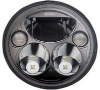 Custom dynamics 7" TruBEAM® Headlamp - Black - Chief