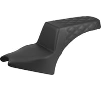 Saddlemen Step-Up Seat - Rear Lattice Stitch - Black - Indian Scout '25