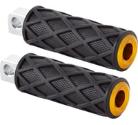 Arlen ness Diamond Footpegs - Driver - Gold