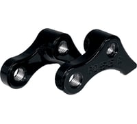 La choppers Rear Lowering Kit - Black Powder Coated - Lowers 1" - '99-'05 Dyna