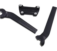 Thrashin supply co. Risers - Pull Back - 9-1/2" - Black