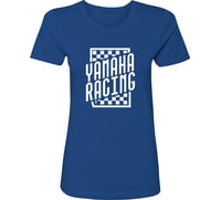 Yamaha Apparel Women's Yamaha Racing Check T Shirt Blue 